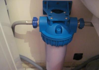 Przykład instalacji filtra pralkowego