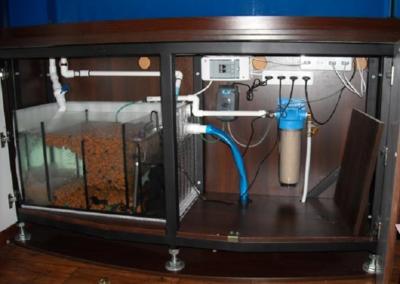 Przykład montażu filtra akwarystycznego